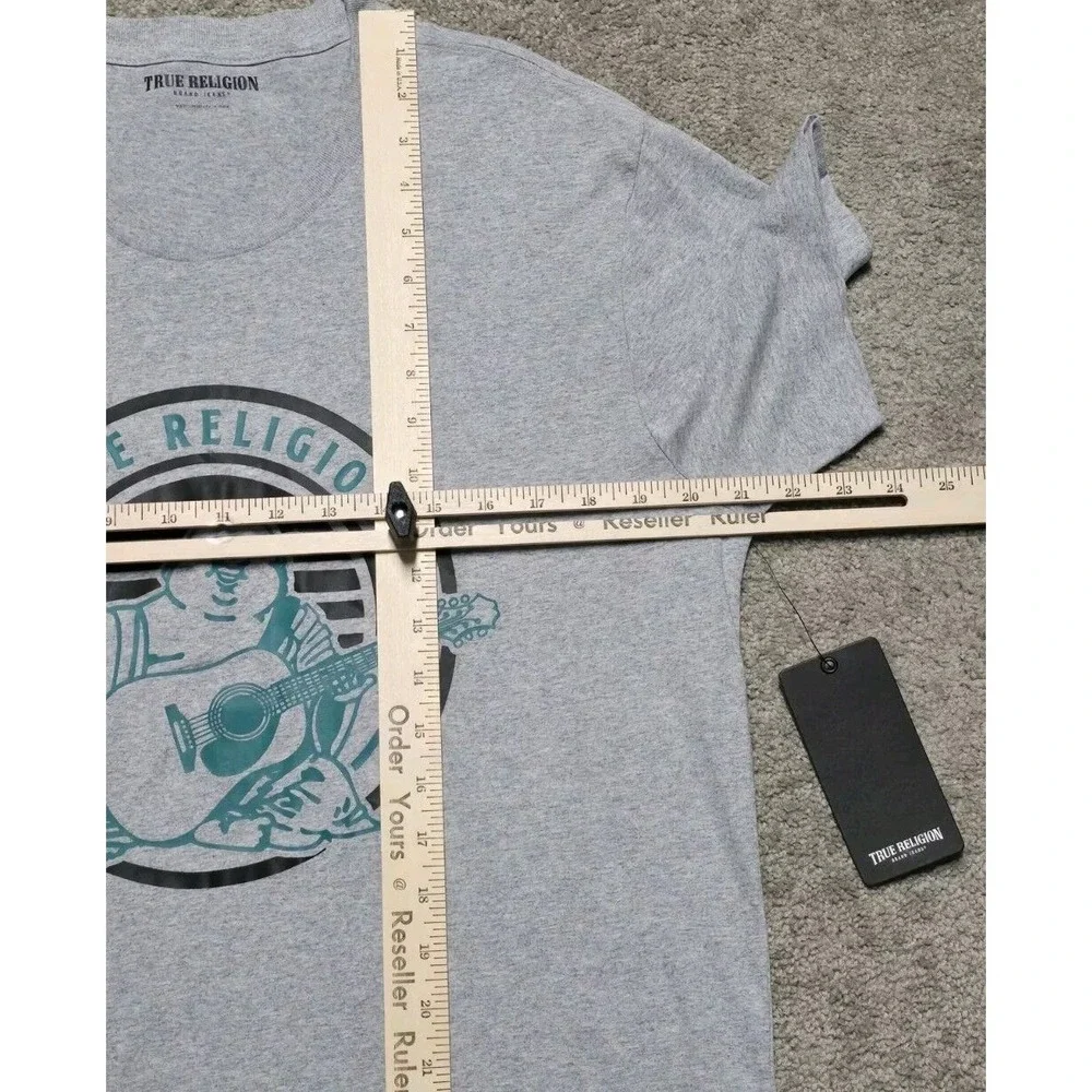 NWT True Religion Jeans‎ T-Shirt Graphic Buddha Logo Mens M